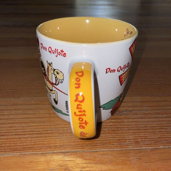Don Quijote De La Mancha Ceramic Coffee Mug Artesanias Medina Spain - Picture 7 of 12